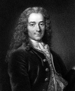 Voltaire, 18. yüzyıl Fransız yazarı, oyun yazarı, hicivci ve edebiyatçı by Unbekannt