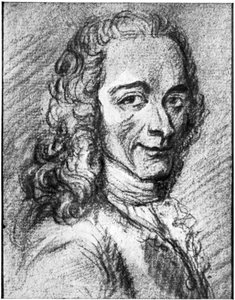 Voltaire, Fransız Aydınlanma yazarı, denemeci, deist ve filozof, 18. yüzyıl by Unbekannt