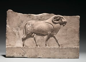 Bir Koç Tanrısının Adak Rölyefi, MÖ 305-30. by Unbekannt