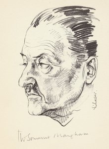 W Somerset Maugham, İngiliz yazar, 1930'lar by Unbekannt