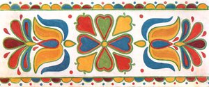 Duvar dekorasyonu, Moravia, Çekoslovakya, 1928. by Unbekannt