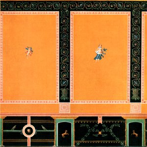 Duvar dekorasyonu, Pompeii, İtalya, 1928. by Unbekannt