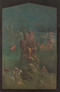 Duvar resmi: Perseus ve Andromeda manzarada, imparatorluk villasından..., MÖ 1. yüzyıl. by Unbekannt