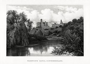 Warkworth Kalesi, Northumberland, 1896 by Unbekannt