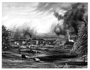 Wedgwood fabrikası, Etruria, Hanley, Staffordshire, İngiltere by Unbekannt