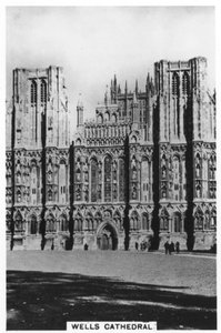 Wells Katedrali, Wells, Somerset, İngiltere, 1936 by Unbekannt