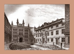 Guildhall Şapeli ve Blackwell Hall Batı Görünümü, 1886 by Unbekannt