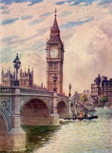 Westminster Köprüsü ve Big Ben, c1948. by Unbekannt