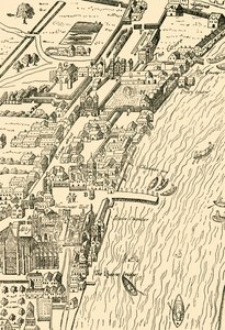 Whitehall ve Westminster. Aggas Haritasından, 1881. by Unbekannt