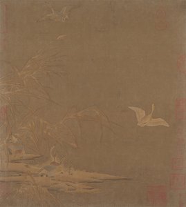 Kışın Yaban Kazları, 13. yüzyıl. by Unbekannt