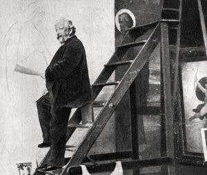 William-Adolphe Bouguereau, Fransız sanatçı, 1900 by Unbekannt
