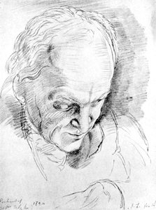 William Blake 1757-1827, İngiliz mistik, şair, ressam ve oymacı, 1820 by Unbekannt
