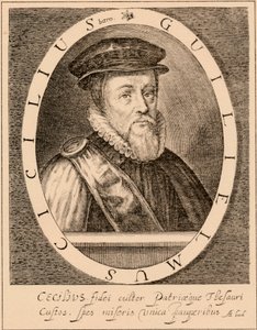 William Cecil, 1 Baron Burghley 1520-1598, İngiliz devlet adamı, 1889 by Unbekannt