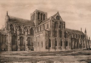Winchester Katedrali, Hampshire, 20. yüzyılın başlarında by Unbekannt