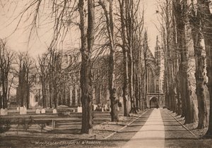 Winchester Katedrali ve Bulvarı, Hampshire, 20. yüzyılın başlarında. by Unbekannt