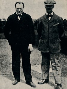 Winston Churchill ve George Lambert, 1912, 1945. by Unbekannt