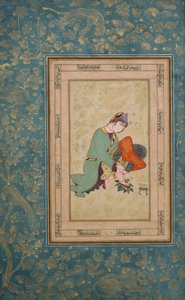 Kına süren kadın, 16. yüzyıl sonu. by Unbekannt