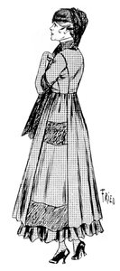 Krep kenevir ve ipek duvaklı kadın şalı, 1915 by Unbekannt