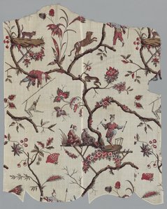 Tahta Baskılı Tekstil Parçaları, c. 1785. by Unbekannt