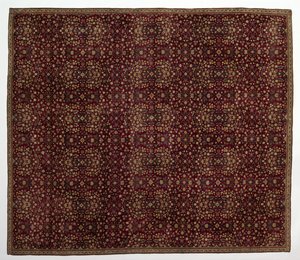 Millefleurs süslemeli yün halı, 1600