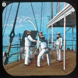 3 librelik çalışmak -- H.M.S. Blake, c1900. by Unbekannt