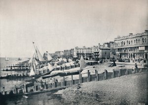 Worthing - Cepheden Genel Görünüm, 1895 by Unbekannt