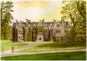 Wroxton Manastırı, Oxfordshire, Kuzey ailesinin evi, c1880 by Unbekannt