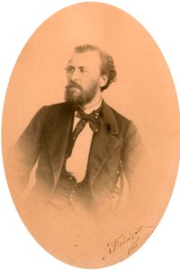 Yakov Polonsky, Rus şair, c1866 by Unbekannt