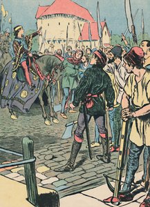 Genç Kral Richard İsyanı Bastırıyor, c1907 by Unbekannt