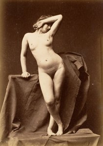 [Genç Kadın, Çıplak, Önden Yüz Vererek], 1860