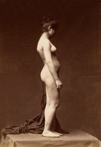 [Genç Kadın, Çıplak, Profilde Tam Figür], 1860