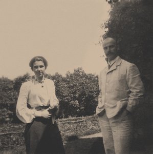 Yuri Alexandrovich Olsufyev 1878-1938, eşi Sophia Vladimirovna ile birlikte, 1900