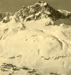 Zürs ve Hasenfluh zirvesi, Vorarlberg, Avusturya, c1935. by Unbekannt