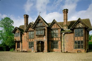 Dorney Court, aslen c.1500, İngiliz Okulu, Dorney, Windsor, Berkshire, Birleşik Krallık
