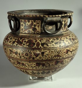 Doğu Yunan Oryantalizan dinos, Orta Yaban Keçisi stili, Cerveteri