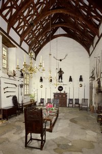 Büyük Salonun İçi, Cotehele Evi, Cornwall by Unbekannt Unbekannt