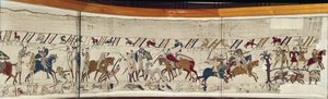 Kral Harold öldürüldü ve İngilizler uçuşa geçti, Bayeux Goblen by Unbekannt Unbekannt