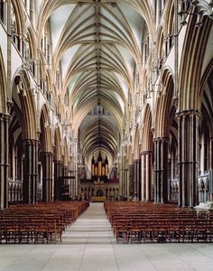 Lincoln Katedrali, 1185–1311, Neften görünüm, inşa edilmiş 1215-55, Lincolnshire, Birleşik Krallık by Unbekannt Unbekannt