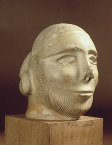 Steatit portre kafası, Mohenjodaro, MÖ 2300-1750
