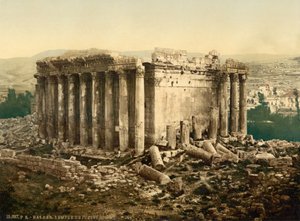 Jüpiter Tapınağı, dış, Baalbek, Kutsal Topraklar, (yani Ba