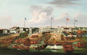 Kanton Hongları - Çin Ticareti, c.1850 by Unbekannt Unbekannt