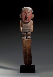 Bir Chimu ahşap figürlü işaretleyici, c.1100-1400 by Unbekannt