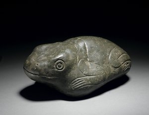 Nadir bir Aztek taş kurbağası, c.1200-1521 by Unbekannt