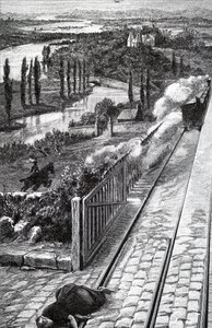 Tren çarpmış bir kadın. by Unbekannt
