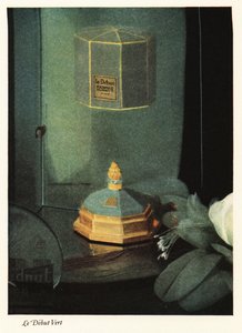 Richard Hudnut parfümü, Parfum Le Debut Vert reklamı by Unbekannter Künstler