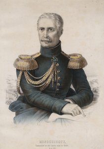 Alexandra Sergeievich Menchikov - Prens Alexander Sergeevich Menshikov by Unbekannt