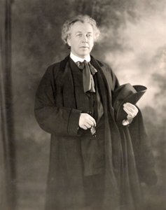 Amerikalı mimar Frank Lloyd Wright (1867-1959) c. 1917 by Unbekannter Künstler