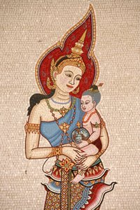 Müjde bazilikası: Thai Virgin, Nazareth, İsrail by Unbekannt