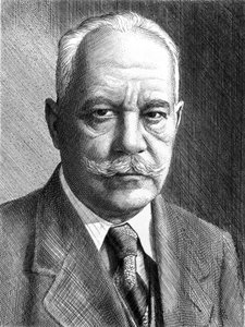 Arnold Sommerfeld, Alman fizikçi, c1910-1920 by Unbekannt