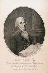 Arthur Phillip, İngiliz deniz komutanı, c 1789 by Unbekannt